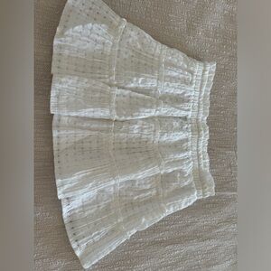 Mini skirt white.
